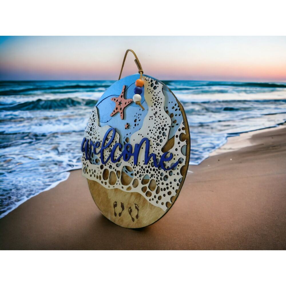 Welcome Sign (Beach Scene) - Picture 2 of 2